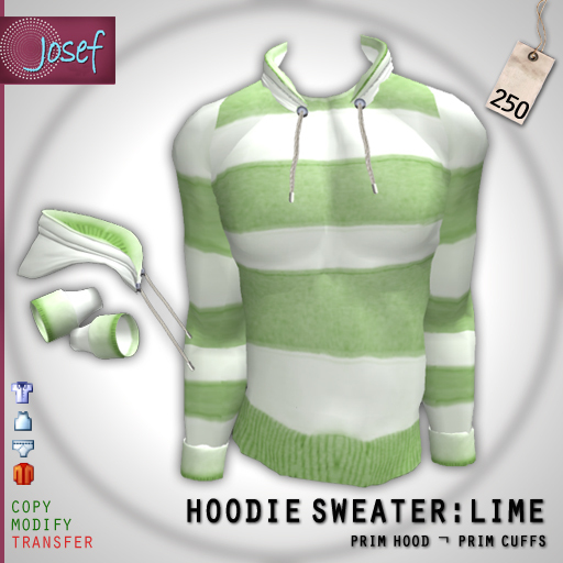 Second Life Marketplace Mens Hoodie Sweater in Lime Green Second Life Marketplace Mens Hoodie Sweater in Lime Green